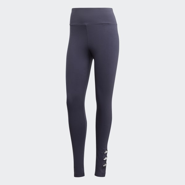 Niebieski Embroidered Leggings DUV37