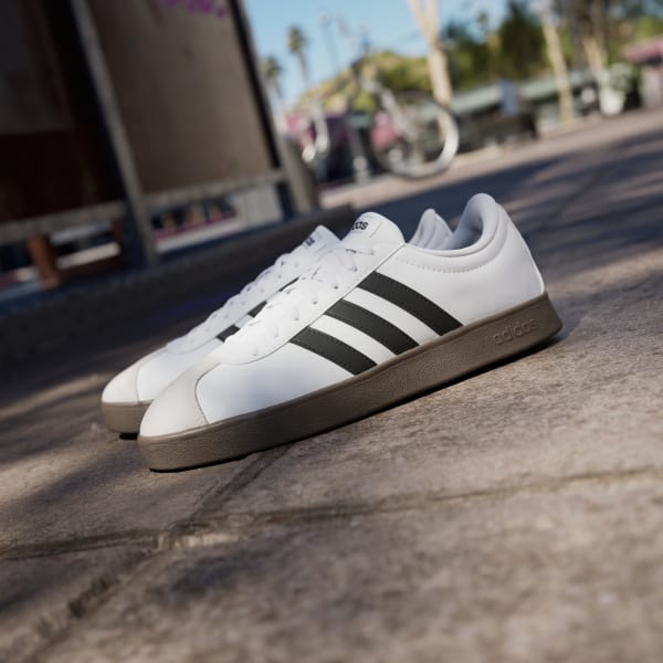 【アディダス】 VL Court Base ★ ID3714 ★ 22~25 WMNS) adidas VL Court Base 'White Black Tan' ID3714