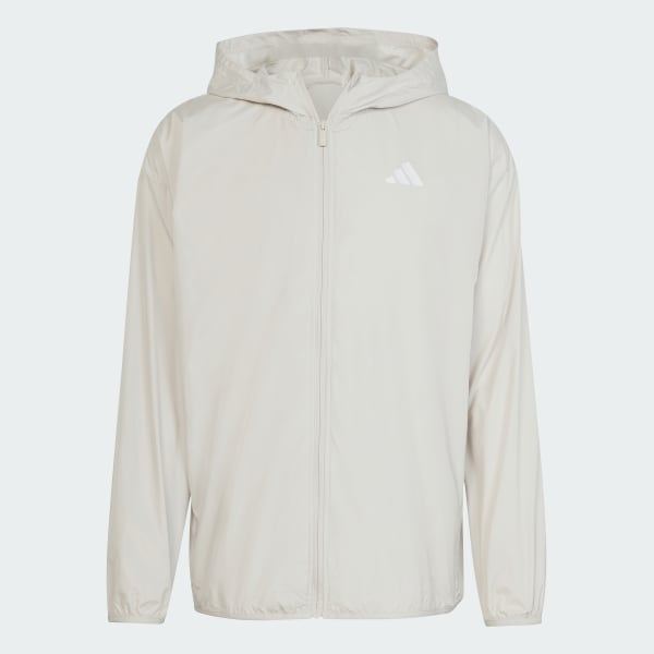 Beige 에센셜 빅 로고 우븐 윈드브레이커