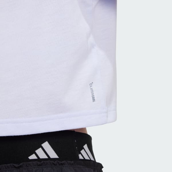 adidas Train Essentials Boxy Workout Tee - Purple | adidas