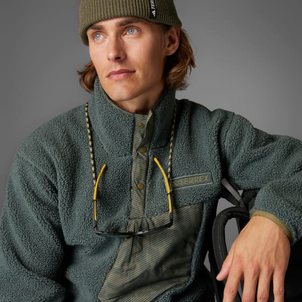 Γκρι Terrex Xploric High Pile Fleece Pullover Sweatshirt