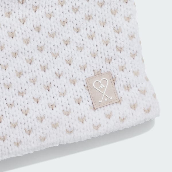 Hvit Knit Neck Halsvarmer