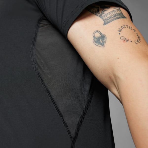 noir T-shirt de running Adizero Essentials