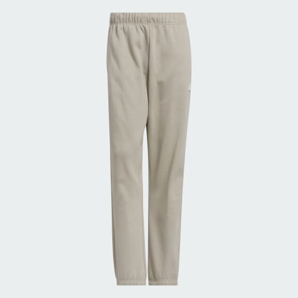 Μπεζ adidas Basketball Fleece Joggers (Gender Neutral)