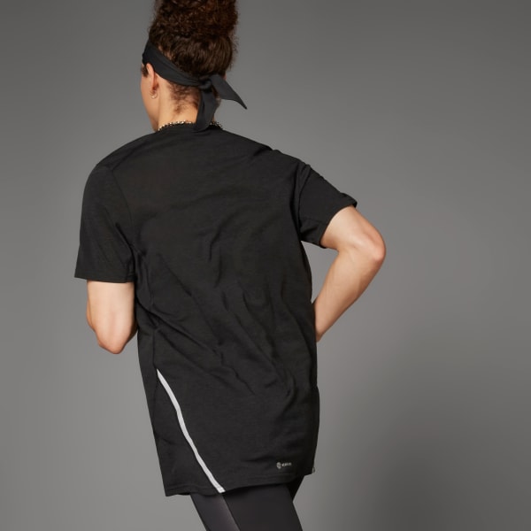 Black Win Confidence Running Tee