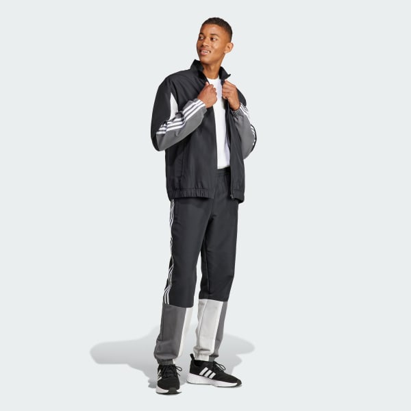 cerná Sportovní souprava Sportswear Colorblock 3-Stripes