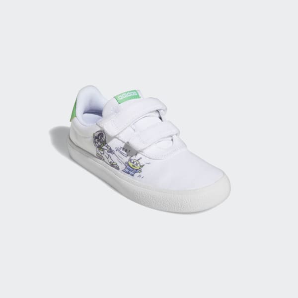 White adidas x Disney Pixar Buzz Lightyear Vulc Raid3r Shoes LWS74