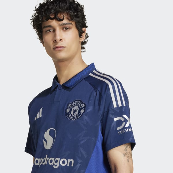 adidas Manchester United 24/25 Away Jersey - Blue | adidas