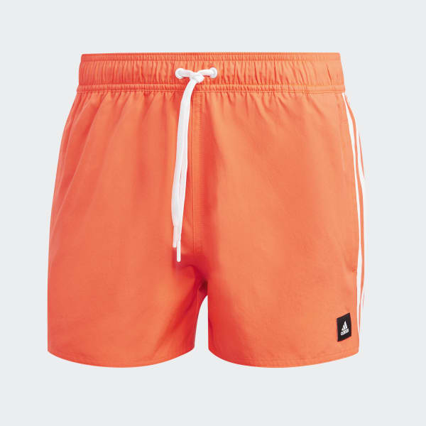 US Shorts Men\'s Swim Red - | adidas adidas 3-Stripes | CLX Swim Very-Short-Length