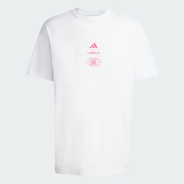 White LESMILLS TOUR GRAPHIC T-SHIRT