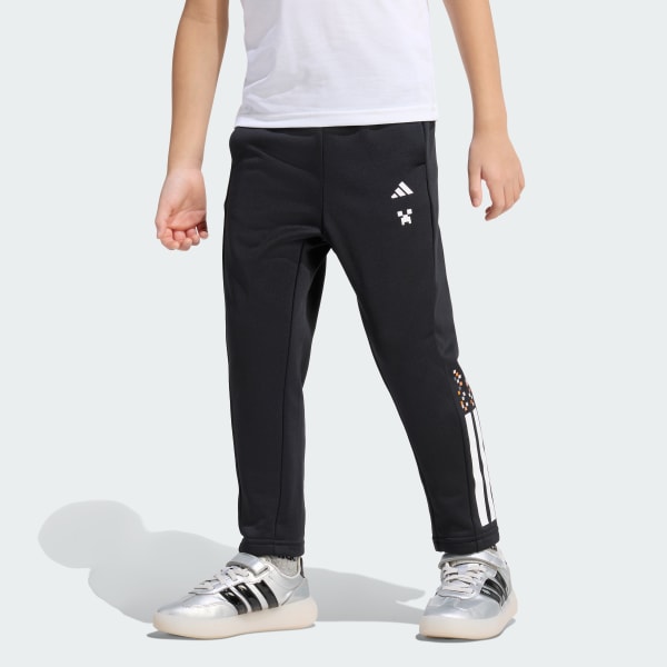 Negro PANTALÓN DE ENTRENAMIENTO ADIDAS MINECRAFT 3 STRIPES