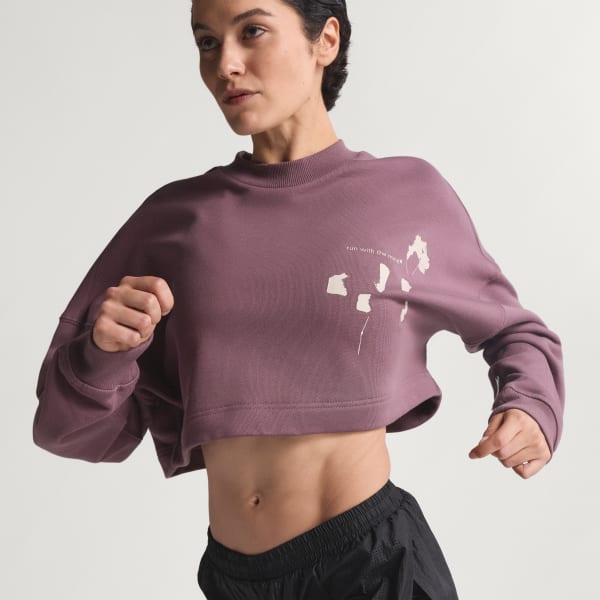 Purple adi365 hk Running Crew