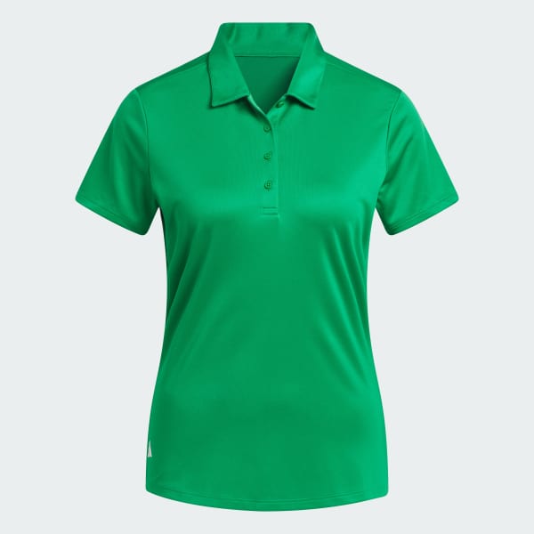 Gronn Women's Solid Performance Short Sleeve Poloskjorte