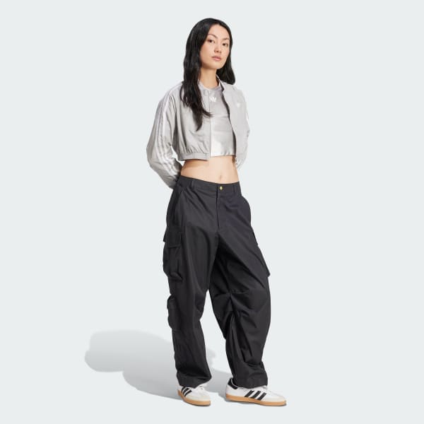Grey Adicolor Teamgeist Cropped Track Top