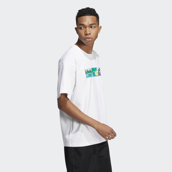 White KEY CITY TEE KR DKP43