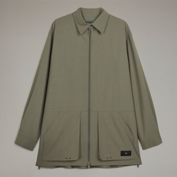 adidas Y-3 Winter Ripstop Overshirt - Green | Unisex Lifestyle 