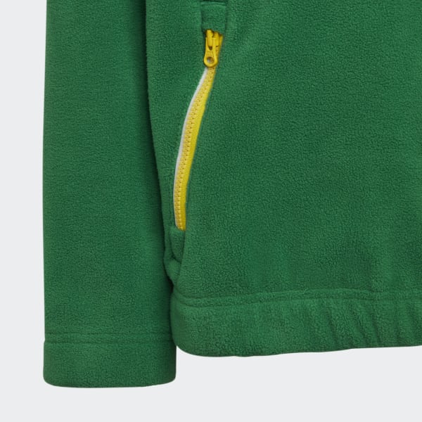 zelená Sportovní bunda adidas x Classic LEGO® Winter Polar Fleece Hooded DD263