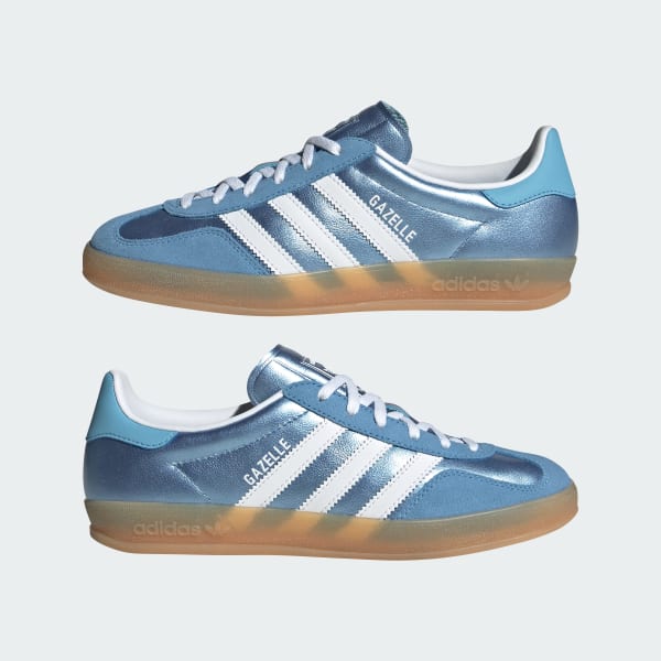 adidas Gazelle Indoor Shoes - Blue | Free Shipping with