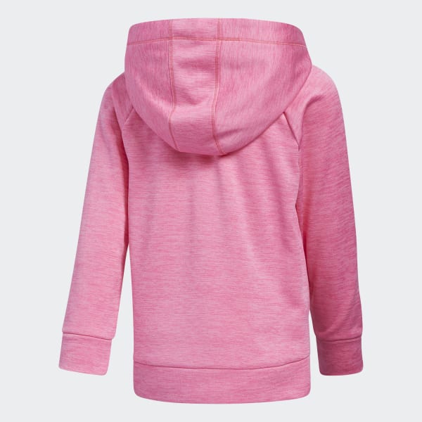adidas Event Poly Fleece Hooded Pullover - Pink | adidas US