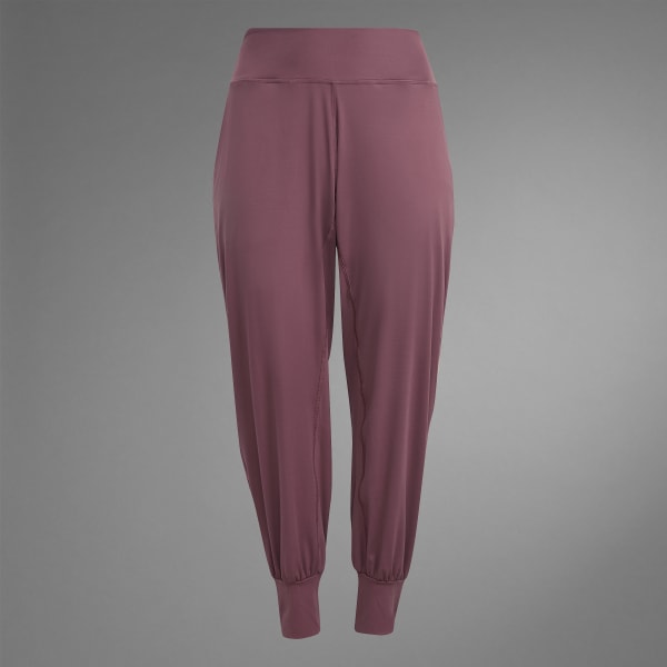 adidas Authentic Balance Yoga Pants (Plus Size) - Burgundy | Women's Yoga |  adidas US