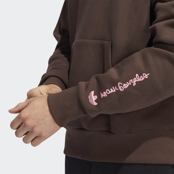Cafe Sudadera Con Gorro Shmoofoil Pintada (Unisex) WR361