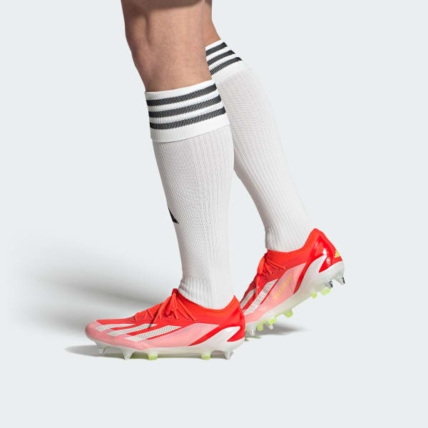 Rojo Calzado de fútbol X Crazyfast Elite Terreno Blando