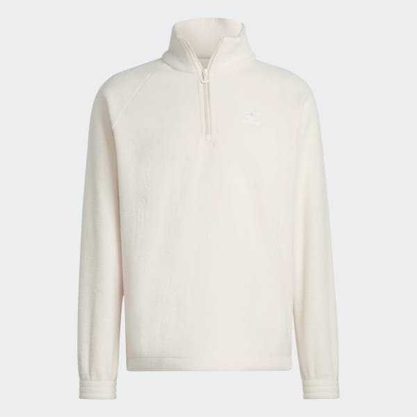 Beige Adicolor Polar Fleece Half-Zip Sweatshirt IZH56