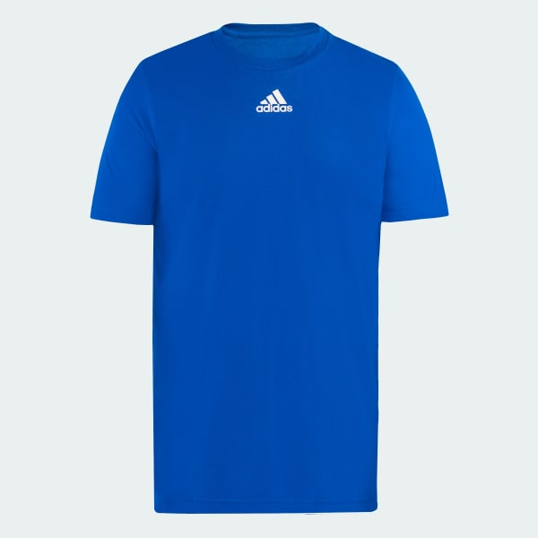 Azul Camiseta Logo Pequeño