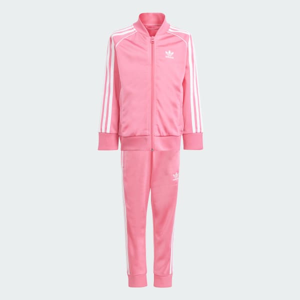 Adidas Adicolor Sst Track Suit Pink Adidas Uk 5496