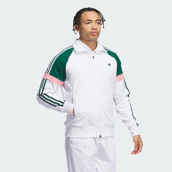 White Ultimate365 Golf Track Jacket
