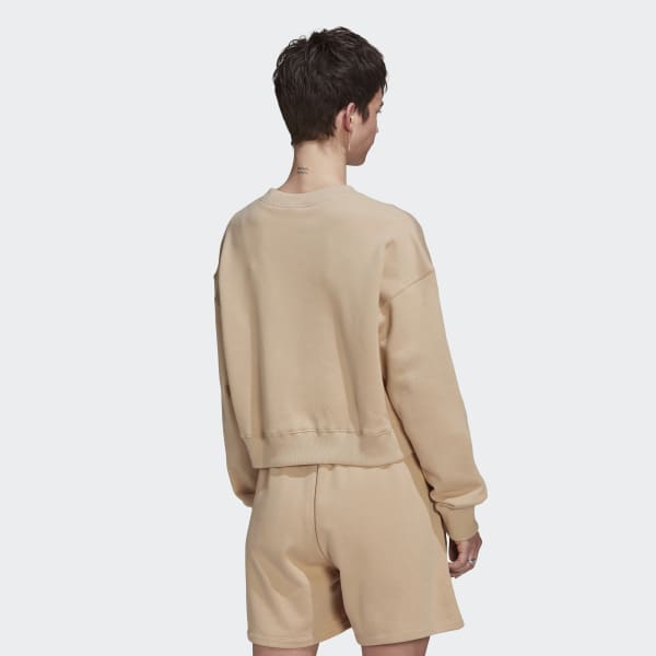 Bege Sweatshirt Adicolor Classics