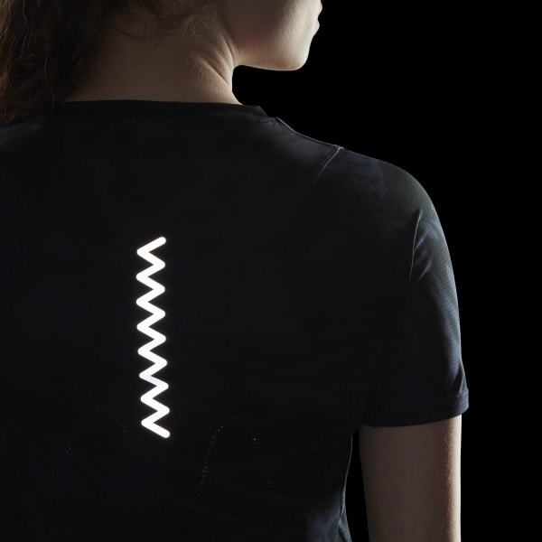 Azul T-shirt de Running Fast F5762