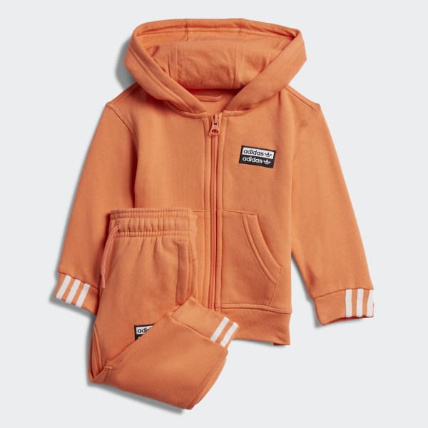 Conjunto Hoodie UNISSEX Laranja adidas adidas Brasil