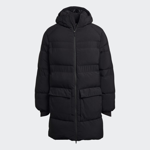 Black Y-3 Classic Puffy Down Hooded Parka CO761