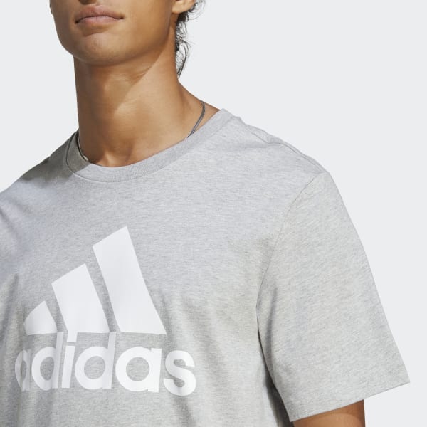 Grijs Essentials Big Jersey Big Logo T-shirt