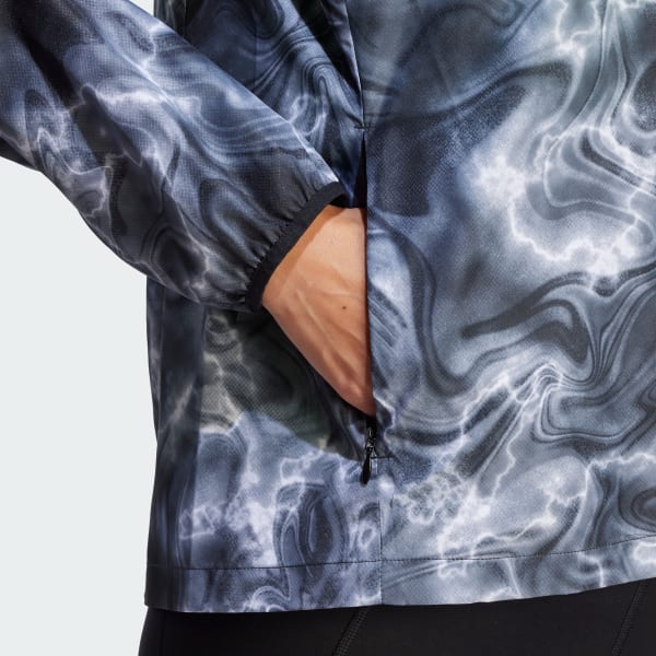 Own the Run Allover Print Running Windbreaker