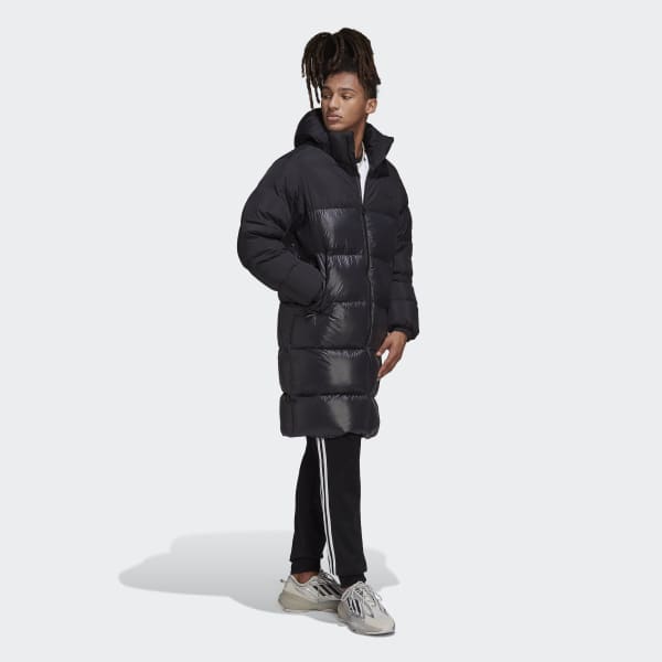 cerná Bunda Down Regen 3/4 Puffer DK415