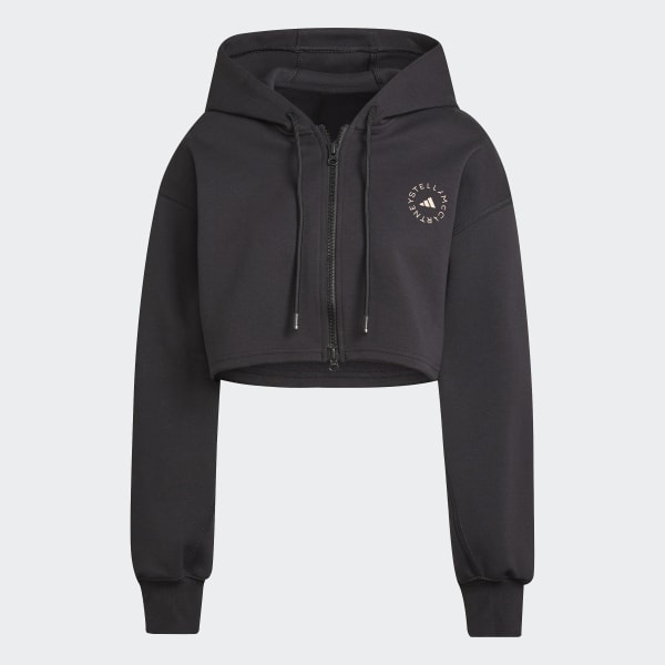 Hoodie crop top adidas clearance