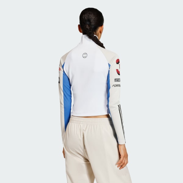 Blanco SUDADERA TEAMGEIST SLIM CON CIERRE FRONTAL