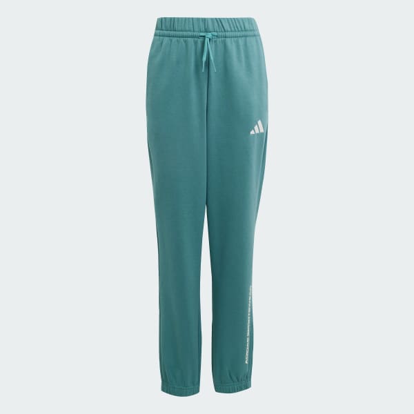 Grun adidas Slogan Fleece-Hose