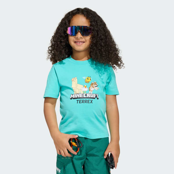 สีเทอร์คอยส์ เสื้อยืด Adidas Minecraft Terrex