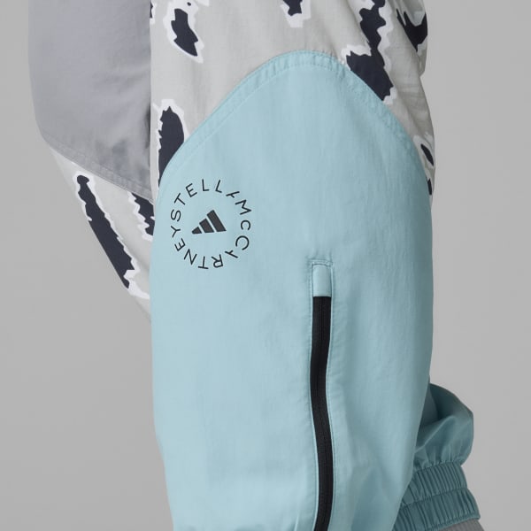 ADIDAS BY STELLA MCCARTNEY COLOR BLOCKED WOVEN TRACKSUIT BOTTOMS