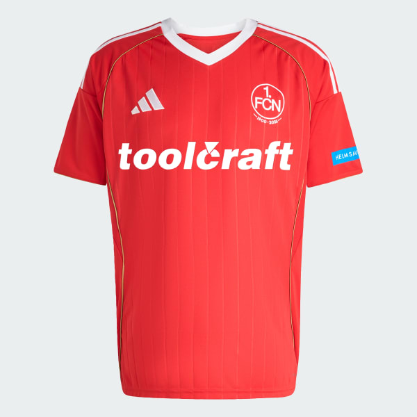 Vermelho Camisola do 1.FC Nürnberg (Manga Curta)