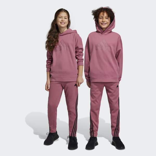 Pink Future Icons 3-Stripes Ankle-Length Pants