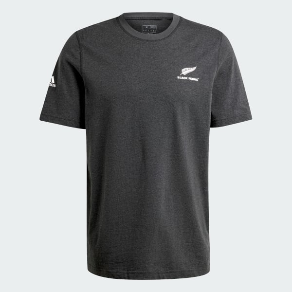 adidas Black Ferns Melange T Shirt Black adidas UK