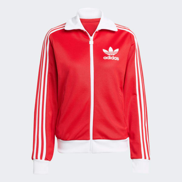 adidas Heritage Track Top - Red | Free Shipping with adiClub