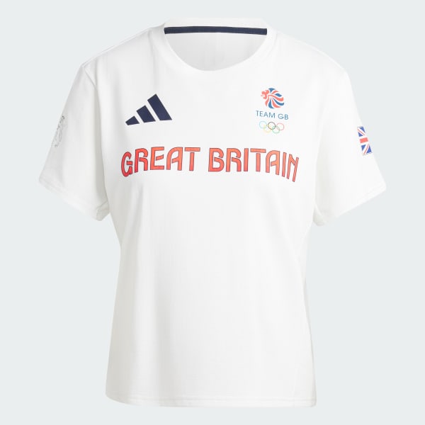 Bialy Koszulka Team GB HEAT.RDY
