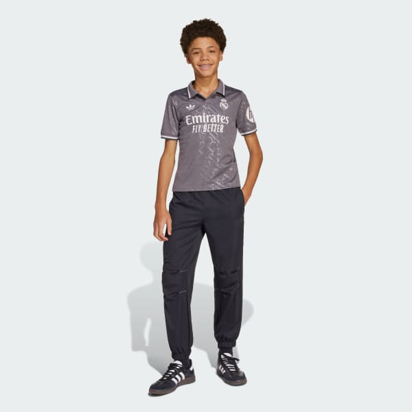 Brown Real Madrid 24/25 Third Jersey Kids