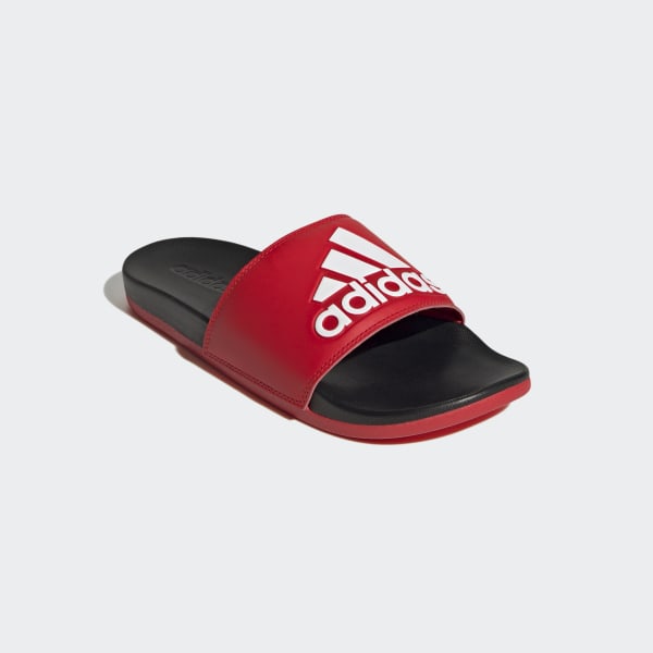 Red Adilette Comfort Slides