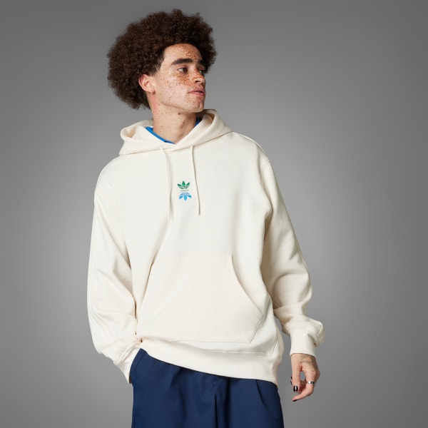 Hvid Rolling Links hættetrøje